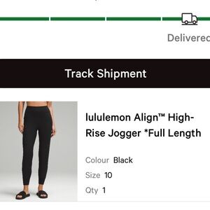 LULULEMON Align jogger size 10
